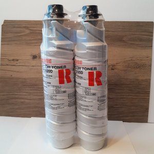 Ricoh 885288 Black Toner Cartridge Type 2120D New, Set of 2